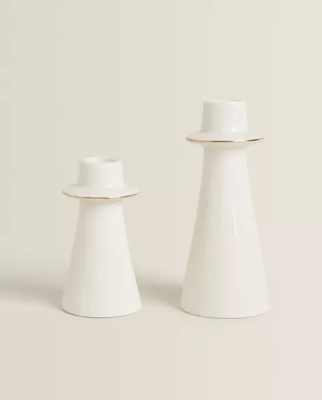 KERZENSTÄNDER AUS PORZELLAN - DEKORATION - WEIHNACHTEN | Zara Home Deutschland