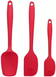 3-Piece Flexible Silicone Spatula Rubber Spatula Set Heat Resistant Non-Stick Bowl Scraper Baking Utensils: Buy Online at Best Price in Egypt - Souq is now Amazon.eg