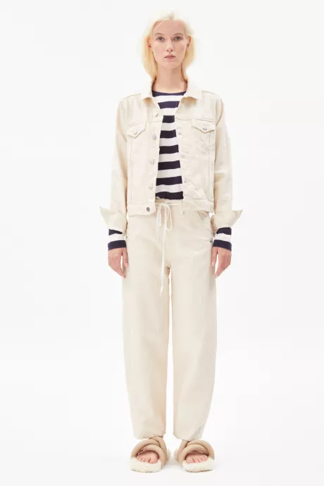 Jeansjacke Velitaa Undyed Off White | Leichte Jacken | Jacken & Mäntel | Bekleidung | Women | LOVECO