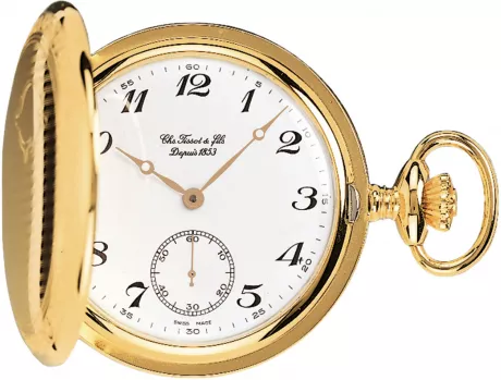 TISSOT T83.4.402.12 Taschenuhr Savonette Handaufzug