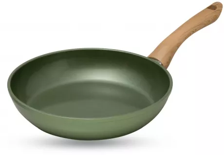 JUST VEGAN Bratpfanne CERA 24 cm Bambus /grün