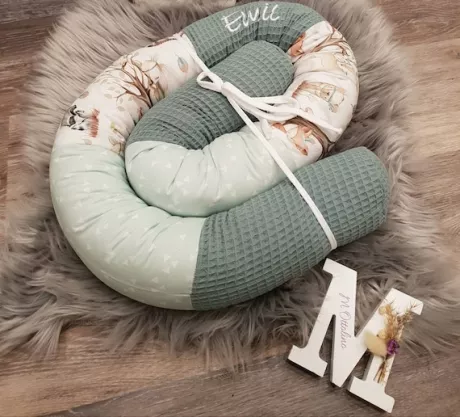 Bettschlange Handmade Waldtiere PERSONALISIERT - Etsy