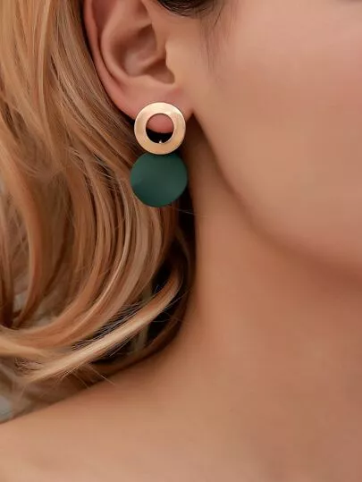 Brincos redondos de design | SHEIN Brasil