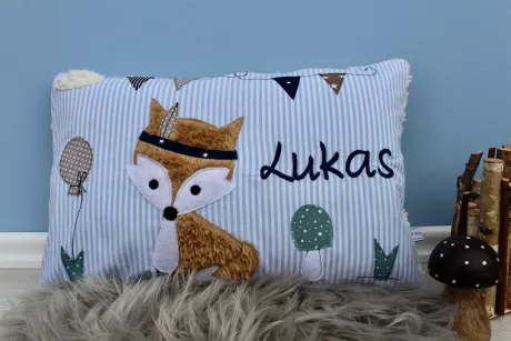 Namenskissen Kuschelkissen Kissen Fuchs Babykissen Kissen - Etsy.de