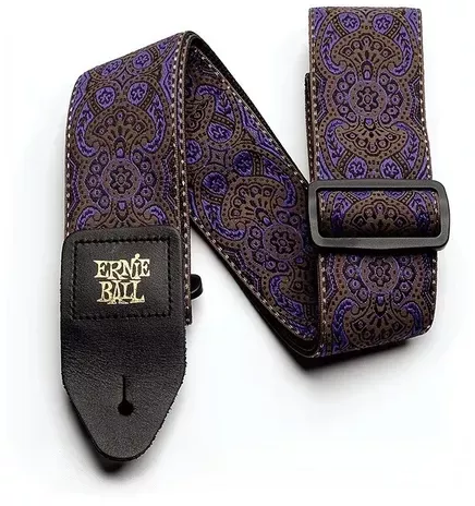 Correia Guitarra Purple Paisley Jacquard P04164 Ernie Ball * | Frete grátis