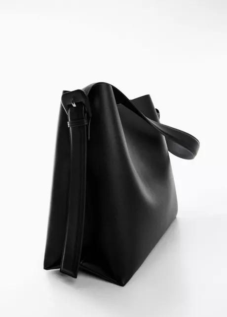 Shopper bag mit schnallendetail - Damen | Mango Deutschland