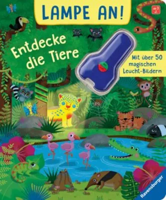UV-Buch mit Lampe: Tiere, Tünner, Klara | myToys