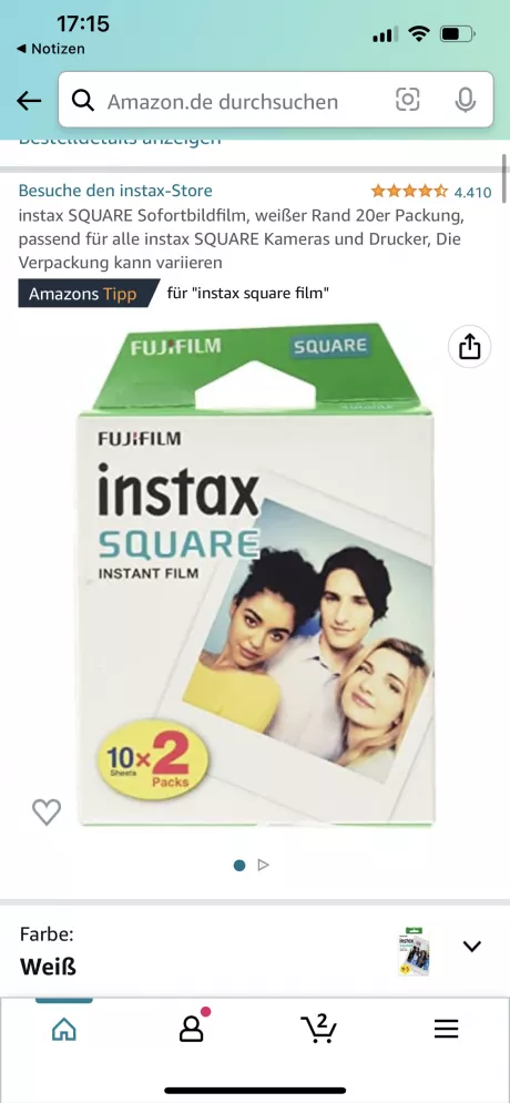Polaroid Filme