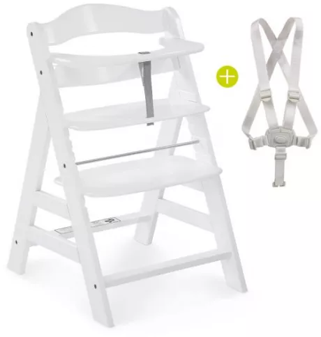 Hauck - Hochstuhl Alpha Plus - White - Babyartikel.de
