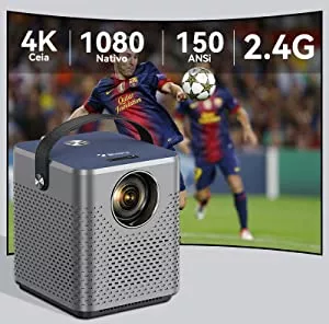 Projetor,Blulory T3 Bluetooth Wifi Native 1080p,150ANSi Projetor PortáTil,Zoom,Projetor De VíDeo De Home Theater CompatíVel Com Hdmi,Vga,Tf,Usb,Av,Tv Stick,Ps5,ps4 | Amazon.com.br