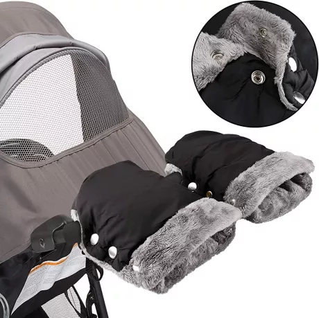 Infreecs Handwärmer Kinderwagen Handschuhe Handmuff für Kinderwagen Buggy Fahrradanhänger Kinderwagen Muff, Muff mit Fleece Innenseite, Wasser- und windabweisend : Amazon.de: Baby
