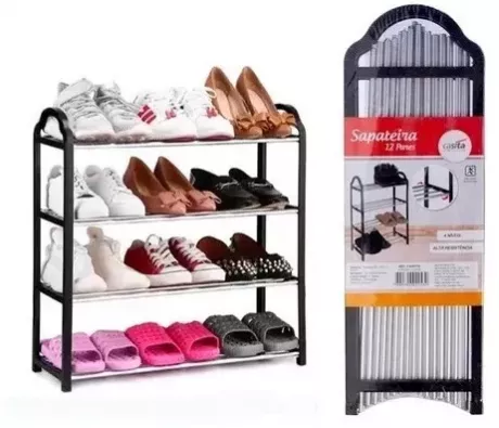 Sapateira Porta Calçados Chinelo Tenis 12 Pares Multiuso | MercadoLivre