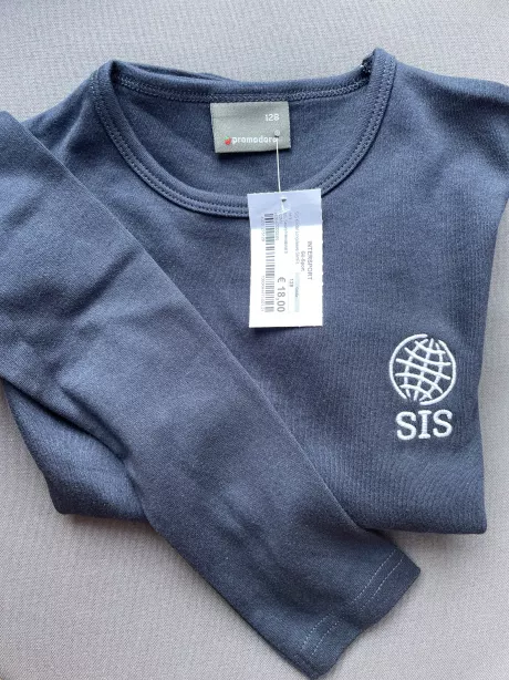 Shirt Blau lang
