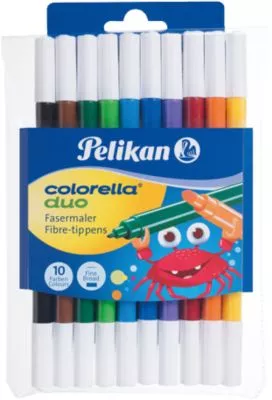 DoppelFilzstifte Colorella duo, 10 Stück, Pelikan | myToys