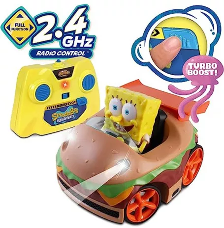 Carrinho De Controle Remoto Bob Esponja - Acf | Parcelamento sem juros
