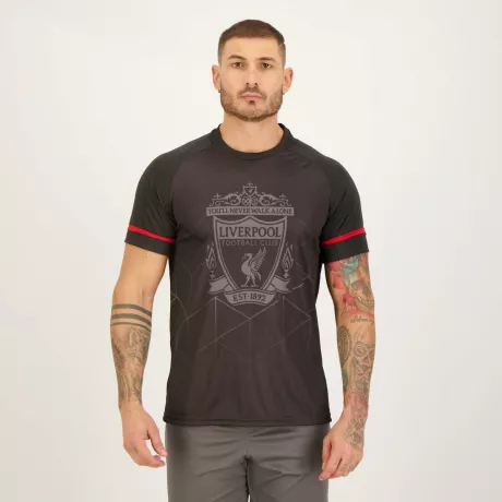 Camisa Liverpool Feltwell Preta - FutFanatics
