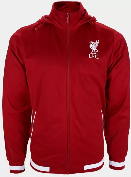 Jaqueta Liverpool SPR C/ Capuz Masculina - Vermelho+Branco | Netshoes