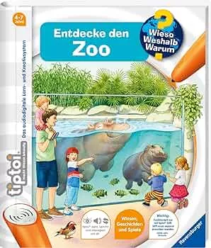 tiptoi® Wieso? Weshalb? Warum? Entdecke den Zoo (tiptoi® Wieso? Weshalb? Warum?, 20) : Friese, Inka, Schargan, Constanze: Amazon.de: Bücher