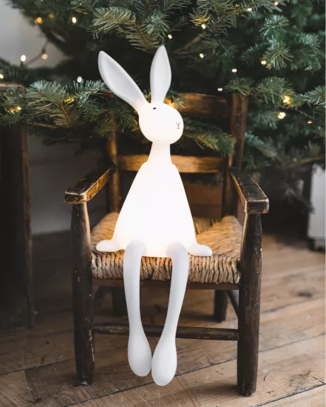 Rose in April Kinderlampe 'Hase Joseph' LED weiß 58cm online kaufen