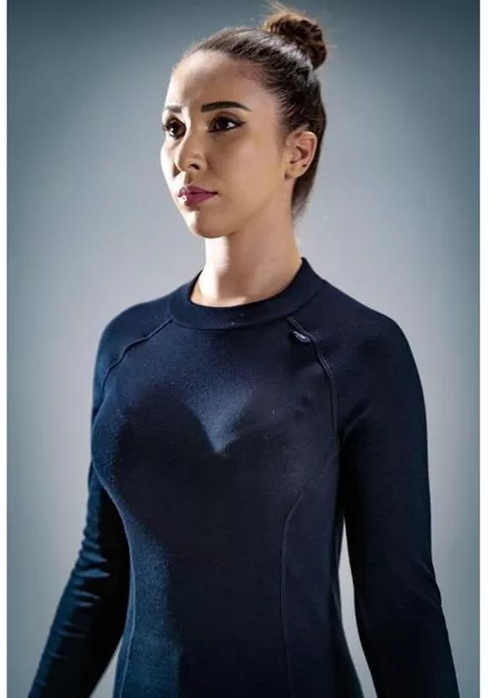 Blusa Segunda Pele Térmica Básica Feminina de Ski e Snowboard