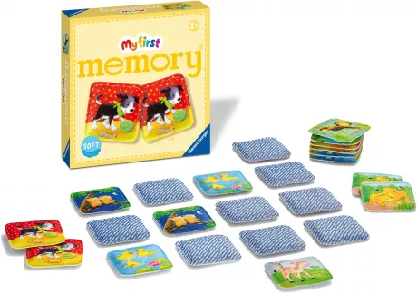 Erstes Memory® Plüsch - mit 24 Stoff-Karten ,