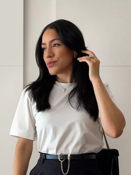 T-shirt Feminina Básica Moda Tendência