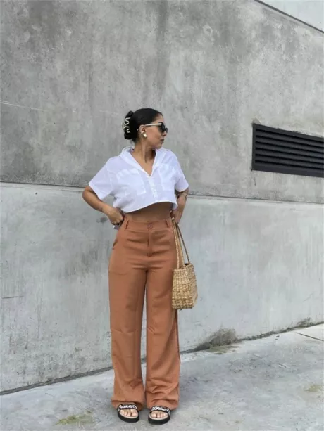 calca pantalona alfaiataria fkmoda