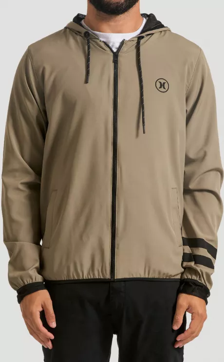 Windbreaker Hurley Block Party Caqui - G