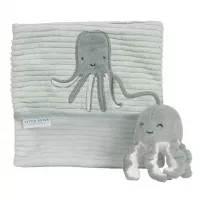 Little Dutch Activity Stoff-Fühlbuch 'Ocean' Oktopus mint 15,5x17cm bei Fantasyroom online kaufen