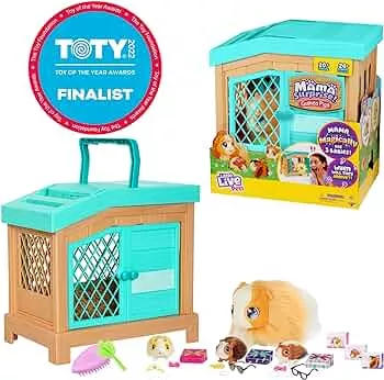 Little Live Pets – Mama Surprise | Interaktives Mama-Meerschweinchen mit Stall und 3 Überraschungsbabys. Über 20 Geräusche und Reaktionen, Spielmuster wiederholbar, 5 jahre / 60 monate: Amazon.de: Spielzeug