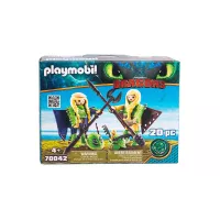 PLAYMOBIL 70042 Raffnuss und Taffnuss mit Fluganzug, Dragons | myToys