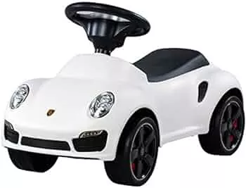 Kinder Porsche 911 Turbo S Rutschauto Rutscher Car Babyauto Weiß: Amazon.de: Spielzeug