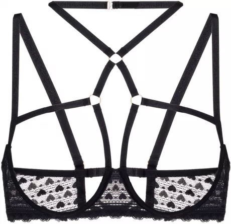Sutiã Underwire Especial Renda Love Love PRETO - Loungerie