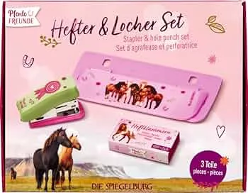 Die Spiegelburg Hefter & Locher Set - Pferdefreunde : Amazon.de: Spielzeug