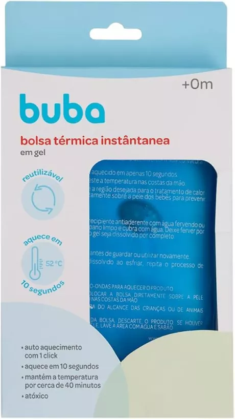 Buba Bolsa Termica Instantanea Em Gel Modelo:14517, Cor: Azul | Amazon.com.br