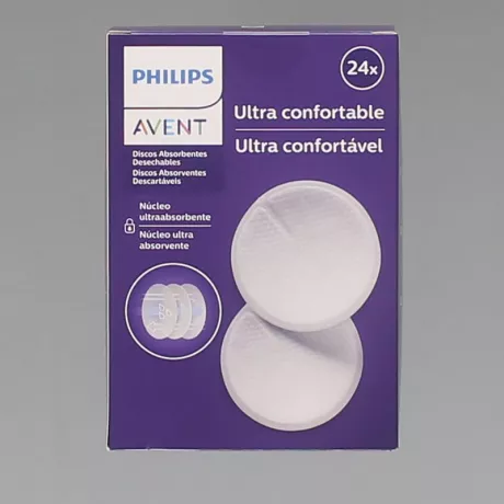 Absorventes Descartáveis para Seios com 24 Unidades - Alô Bebê - Loja Oficial