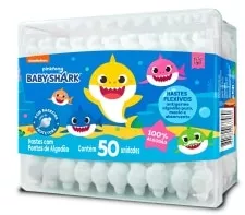 Hastes Flexíveis Cremer Baby Shark 50 Unidades