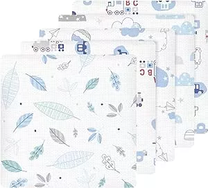 Toalha de Fralda Papi Estampada 1, 0M X 70cm 03 Un, Papi Textil, Azul : Amazon.com.br: Bebês