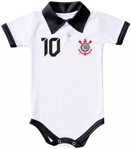 Body Polo Corinthians Torcida Baby - Loja Torcida Baby | Roupas de Times para Bebês