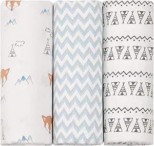 Cueiro Flanel Papi Baby Estampado para Bebê 80cm X 80cm Contém 03 Un | Amazon.com.br