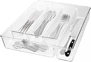 Organizador Porta Talher Cozinha Gaveta Divisória Multiuso | Amazon.com.br
