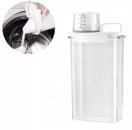 Pote Porta Sabão Pó Liquido Amaciante Dispenser Hermético | MercadoLivre