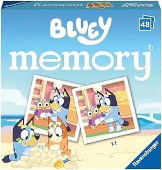 Ravensburger Bluey Mini Memory - Matching Picture Snap Pairs Game for Kids Age 3 Years and Up: Amazon.de: Toys