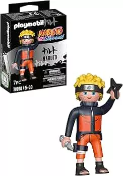 PLAYMOBIL Naruto Shippuden 71096 Naruto-Uzumaki with Shuriken and Kunai, Creative Fun for Anime Fans with Great Details and Authentic Extras, 7 Pieces, from 5 Years: Amazon.de: Toys