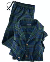 Flanell-Pyjama im Black Watch Tartan - THE BRITISH SHOP