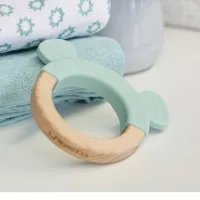 Beißring mit Holz