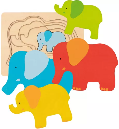 Goki Schichtenpuzzle Elefant | greenstories