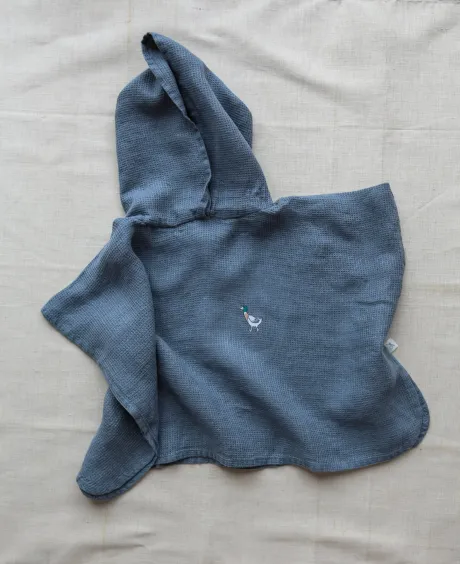 Leinen Poncho – La Ferme Bergamote