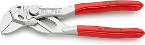 KNIPEX Zangenschlüssel, klein, Multi-Schraubenschlüssel, Chrom-Vanadium, Rostschutz verchromt, 125 mm, 86 03 125 : Amazon.de: Baumarkt