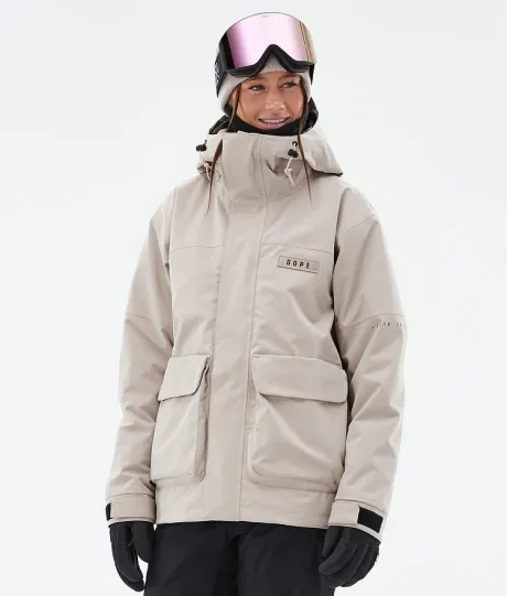 Dope Acme W Snowboardjacke Damen Sand - Beige | Dopesnow.com